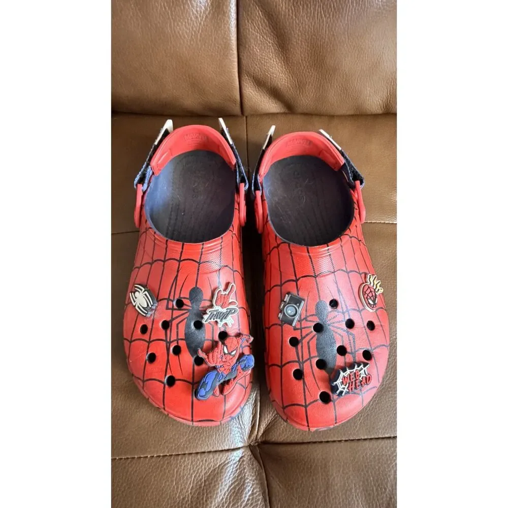 Marvel X Crocs All-Terrain Clog Spider-man Edition Unisex 8M 10W